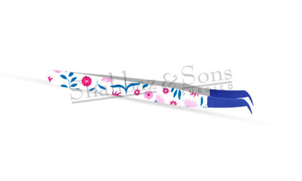 Blue Tip Pattern Tweezers